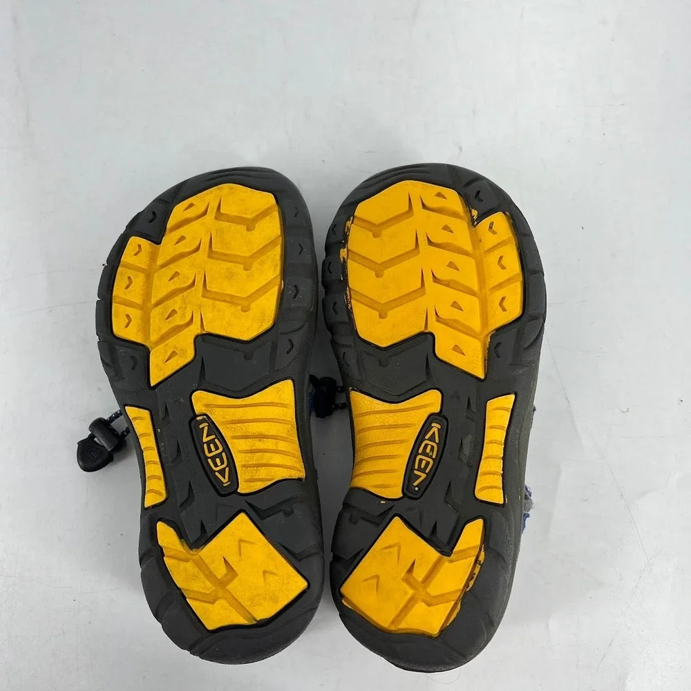Keen Newport‎ H2 Kids Blue Yellow Waterproof Sport Sandals Size 2 US 34 EU